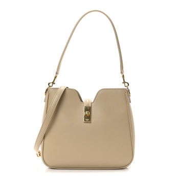 CELINE Smooth Calfskin Small Camille 16 Soft Bag Deep Ivory