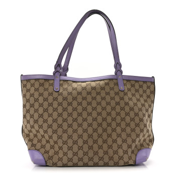 GUCCI Monogram Medium Craft Tote Lilac