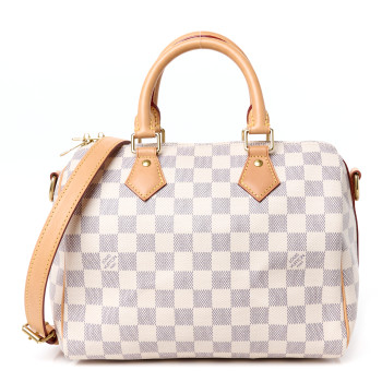 LOUIS VUITTON Damier Azur Speedy Bandouliere 25