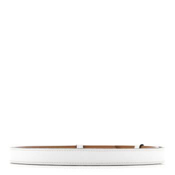 HERMES Epsom Kelly Belt White