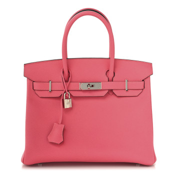 HERMES Epsom Birkin 30 Rose Azalee
