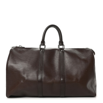 LOUIS VUITTON Epi Keepall 45 Moka