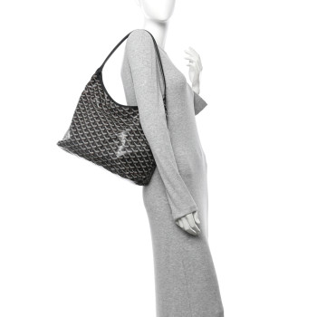 GOYARD Goyardine Boheme Hobo Black