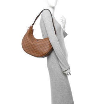 MCM Lauretos Nappa Medium Himmel Hobo Cognac