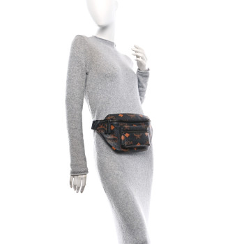 MCM Visetos Maxi Fursten Belt Bag Black