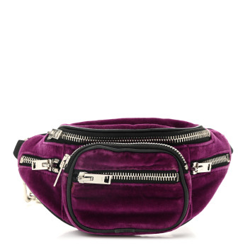 ALEXANDER WANG Velvet Attica Mini Belt Bag Purple