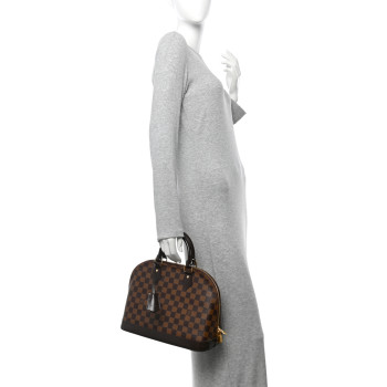 LOUIS VUITTON Damier Ebene Alma PM
