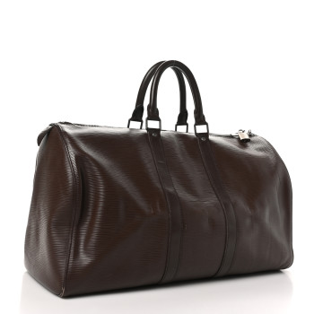 LOUIS VUITTON Epi Keepall 45 Moka