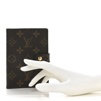 LOUIS VUITTON Monogram Small Ring Agenda Cover