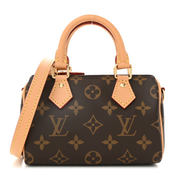 LOUIS VUITTON Monogram Nano Speedy Bandouliere