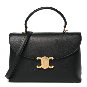 CELINE Supple Calfskin Medium Nino Black