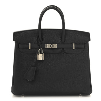 HERMES Togo Birkin 25 Black