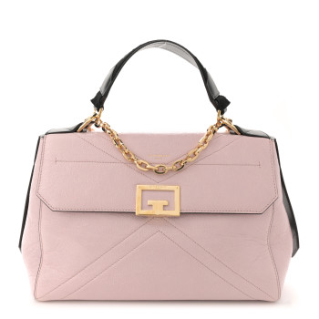 GIVENCHY Creased Patent Calfskin Medium ID Flap Pink
