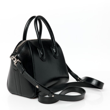 GIVENCHY Shiny Lord Calfskin Mini Antigona Black