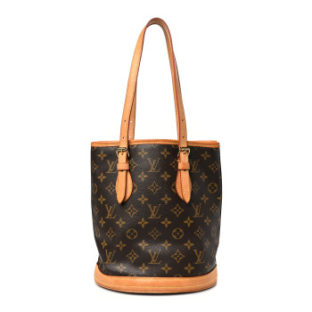 LOUIS VUITTON Monogram Petit Bucket 23