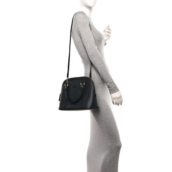 GUCCI Microguccissima Medium Dome Bag Black
