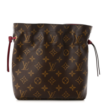 LOUIS VUITTON Monogram Pouch Noe Fuchsia