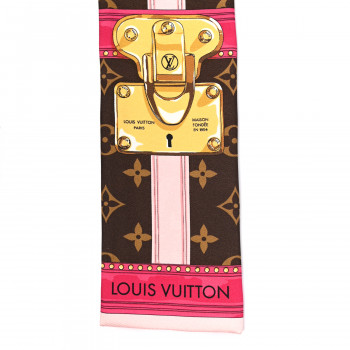 LOUIS VUITTON うみ LOUIS VUITTON Silk Monogram Summer Trunks Bandeau Brown