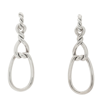 DAVID YURMAN Sterling Silver Continuance Triple Drop Earrings