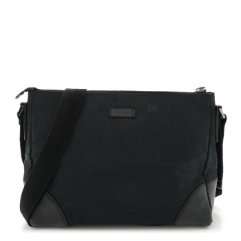 GUCCI Monogram Joy Messenger Bag Black
