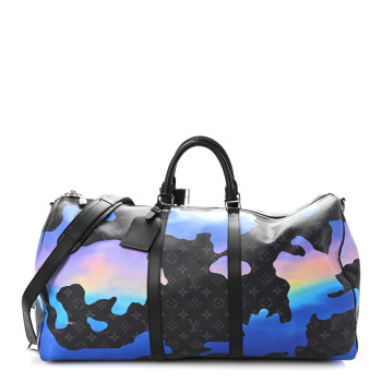 LOUIS VUITTON Sunset Monogram Eclipse Keepall Bandouliere 55