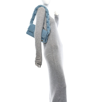 JACQUEMUS Shearling Le Bambidou Light Blue