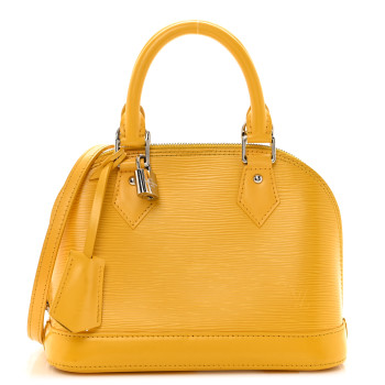 LOUIS VUITTON Epi Alma BB Citron
