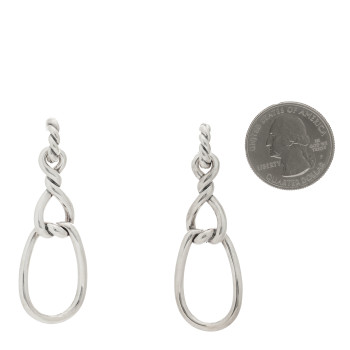 DAVID YURMAN Sterling Silver Continuance Triple Drop Earrings