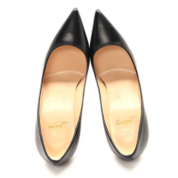 CHRISTIAN LOUBOUTIN Shiny Nappa Kate 100 Pumps 35.5 Black