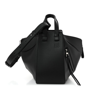 LOEWE Calfskin Small Hammock Shoulder Bag Black