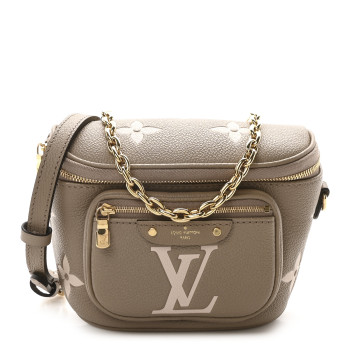 LOUIS VUITTON Empreinte Mini Bumbag Tourterelle Cream