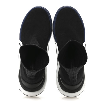 LOUIS VUITTON Stretch Textile LV Archlight Sneaker Boots 36 Black Blue
