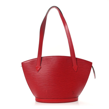 LOUIS VUITTON Epi Saint Jacques PM Long Straps Red