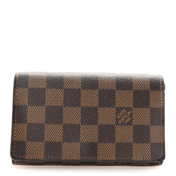 LOUIS VUITTON Damier Ebene Porte-Monnaie Billets Tresor Wallet