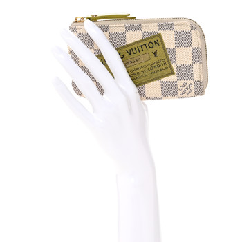 LOUIS VUITTON Damier Azur Complice Trunks and Bags Key Pouch