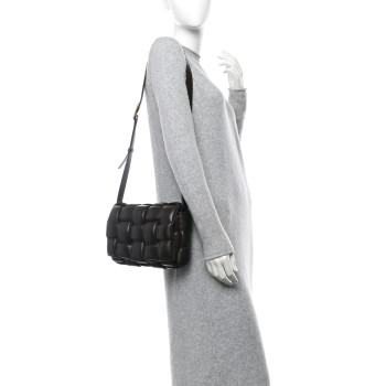 BOTTEGA VENETA Nappa Maxi Intreccio Padded Cassette Crossbody Bag Fondant