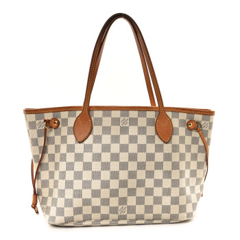 LOUIS VUITTON Damier Azur Neverfull PM