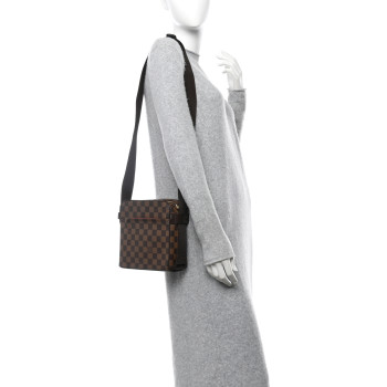 LOUIS VUITTON Damier Ebene Olav PM Messenger Bag