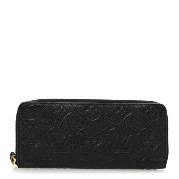 LOUIS VUITTON Empreinte Clemence Wallet Black