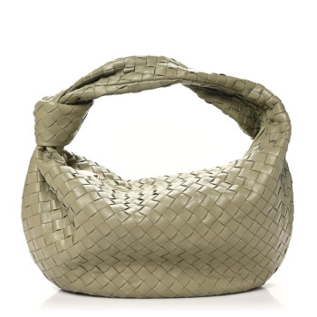 BOTTEGA VENETA Nappa Intrecciato Teen Jodie Hobo Travertine