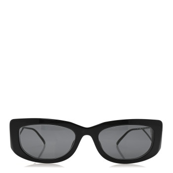 PRADA Acetate Sunglasses SPR 14Y Black Slate Gray