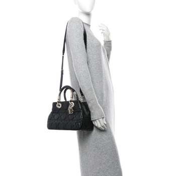 CHRISTIAN DIOR Lambskin Cannage The Lady 95.22 Black