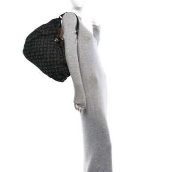 LOUIS VUITTON Denim Mahina XL Black
