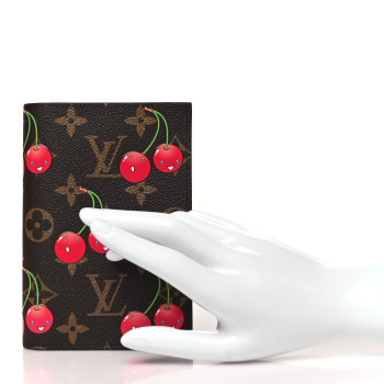 LOUIS VUITTON LV X TM Monogram Cerises Passport Cover