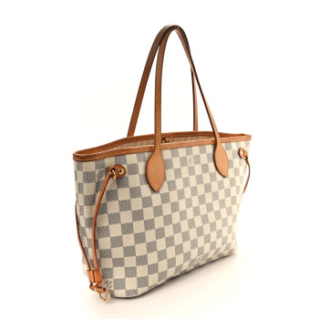LOUIS VUITTON Damier Azur Neverfull PM