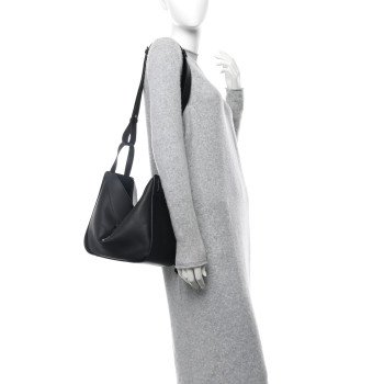 LOEWE Calfskin Small Hammock Shoulder Bag Black