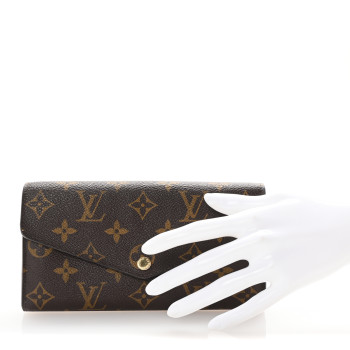LOUIS VUITTON Monogram Sarah Wallet NM