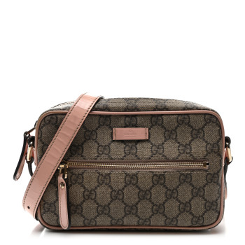 GUCCI GG Plus Monogram Small Shoulder Bag Pink