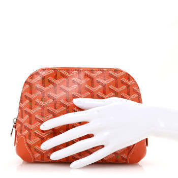 GOYARD Goyardine Vendome Toiletry Pouch Orange