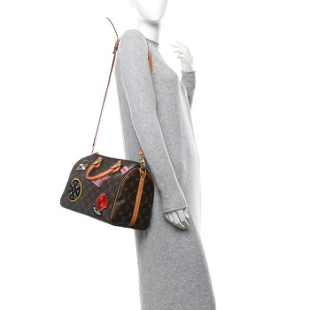 LOUIS VUITTON Monogram Patches Speedy Bandouliere 30